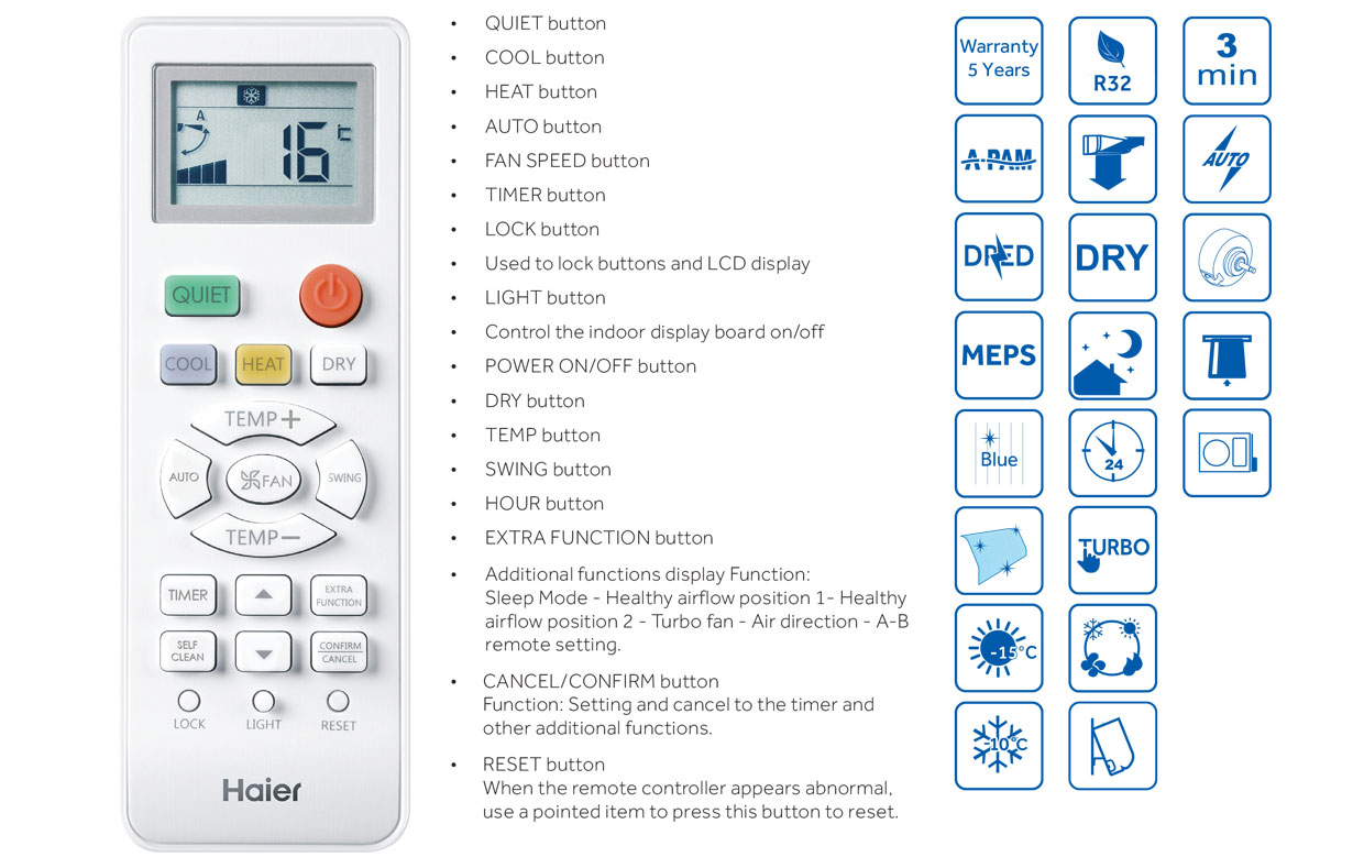 Haier Range AAD
